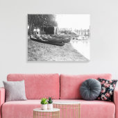 ヨーカムカヌーハウスアーリントンビーチパーク キャンバスプリント (インサイチュ (リビング))