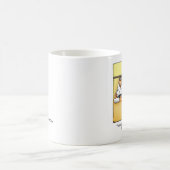 ヨーガおもしろいユーモアマグギフト コーヒーマグカップ (中央)