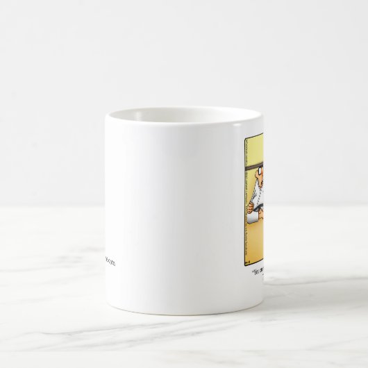 ヨーガおもしろいユーモアマグギフト コーヒーマグカップ (中央)