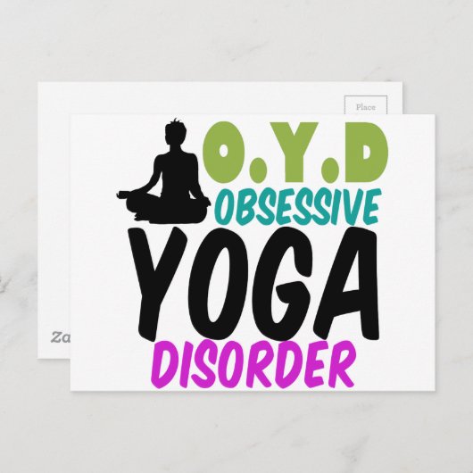 ヨーガおもしろいー ポストカード (正面/裏面)