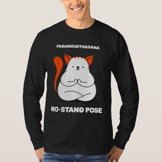 ヨーガおもしろいー Tシャツ (正面)