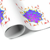 ヨーガのポーズをした蓮の花 ラッピングペーパー (ロールコーナー)