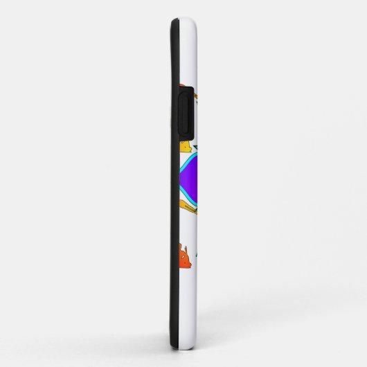 ヨーガのポーズをした蓮の花 Case-Mate iPhoneケース (裏面/右)