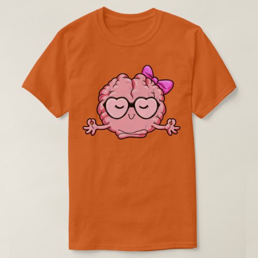 ヨーガの脳が進む Tシャツ (デザイン正面)