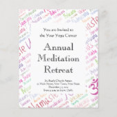 ヨーガエレガントー チラシ (裏面)