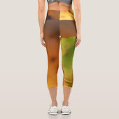ヨーガカラフルーとピラティスの水彩レギンス カプリレギンス (裏面)