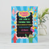 ヨーガバガバ誕生日パーティーの招待状 招待状 (スタンド正面)