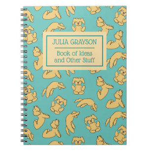 ヨーガパーソナライズされたポーズドッグパターン名前をカスタムする ノートブック