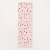 ヨーガパーソナライズされたマットをポーズする ヨガマット (正面)