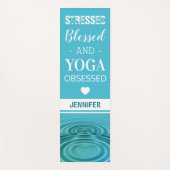 ヨーガパーソナライズされたリラックスス | エクササイズ引用文 ヨガマット (正面)