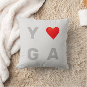 ヨーガモダンスタイリッシュハート クッション (ブランケット)