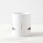 ヨーガユーモアのあるー コーヒーマグカップ (中央)