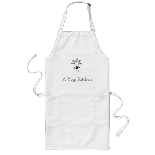 ヨーガ行者の台所Aprob ロングエプロン (正面)