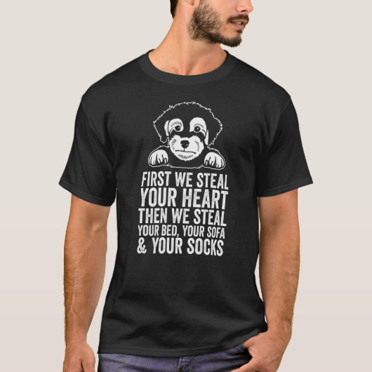 ヨーキエポオ犬のための犬 Tシャツ (正面)
