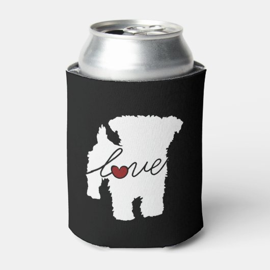 ヨーキエポオ(ヨークシャーテリア/プードル)ラブ 缶クーラー (缶正面)