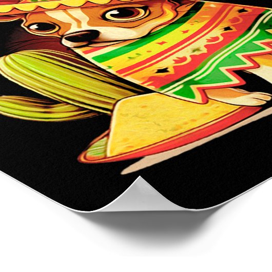 ヨーキエロタコチワフアドッグヴィンテージおもしろいベル ポスター (角)