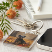 ヨーキプイン紅葉秋インスパイア キーホルダー (正面右)