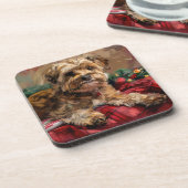 ヨーキポドッグクリスマスフェスティバル コースター (左側)