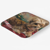 ヨーキポドッグクリスマスフェスティバル ペーパープレート (傾斜あり)