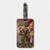 ヨーキポドッグクリスマスフェスティバル ラゲッジタグ (裏面縦)