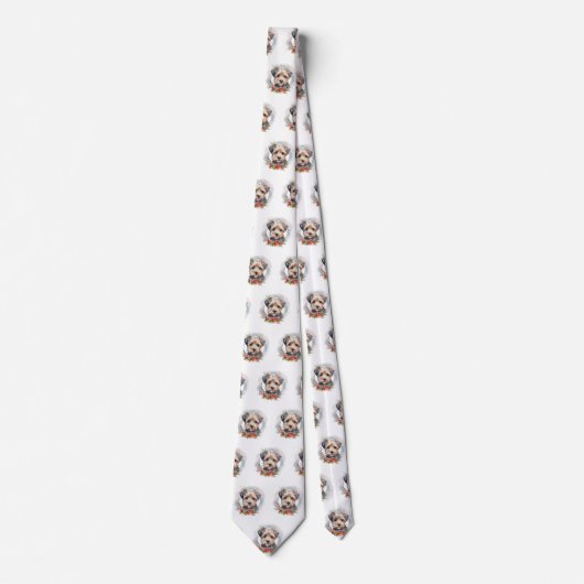 ヨーキポロクリスマスリースフェスティバルカップ ネクタイ (正面)