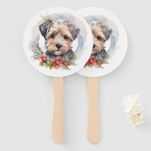 ヨーキポロクリスマスリースフェスティバルカップ ハンドファン (正面&裏面)