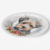 ヨーキポロクリスマスリースフェスティバルカップ ペーパープレート (アングル)