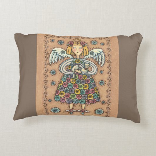 ヨーキルトエンジェルアクセント枕 アクセントクッション (裏面)