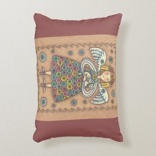 ヨーキルトエンジェルアクセント枕 アクセントクッション (正面(垂直))