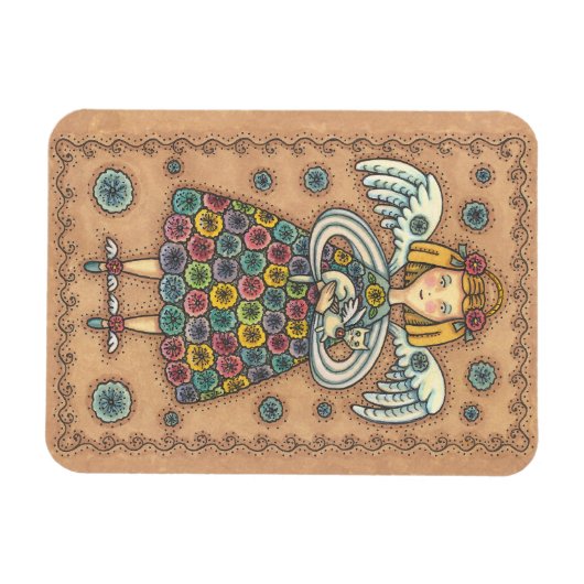 ヨーキルトエンジェルマグネット初期の マグネット (横)