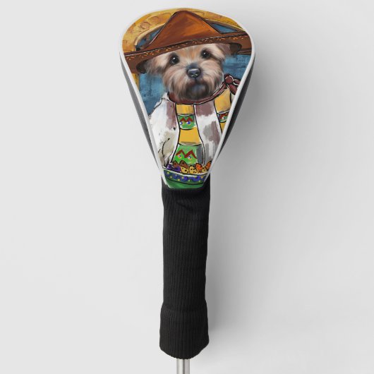 ヨーキーのシェフ ゴルフヘッドカバー (正面)