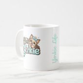 ヨーキーのマグカップ コーヒーマグカップ (正面左)