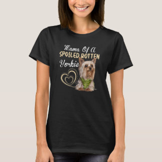 ヨーキーの犬 ヨーキーお母さん 犬 Tシャツ