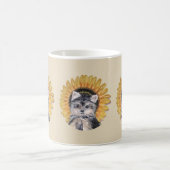 ヨーキーの美人犬 コーヒーマグカップ (中央)