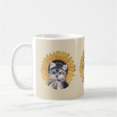 ヨーキーの美人犬 コーヒーマグカップ (左)