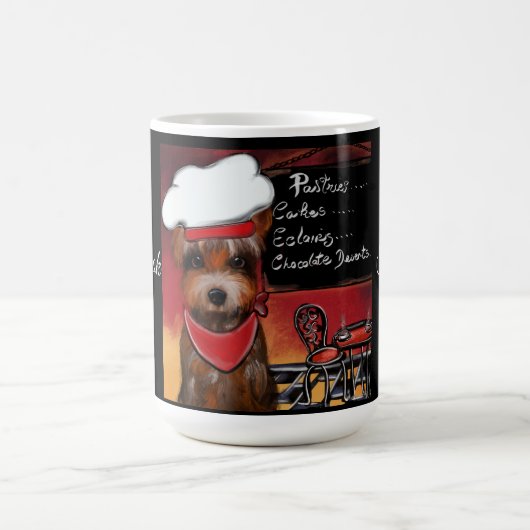 ヨーキーの コーヒーマグカップ (中央)