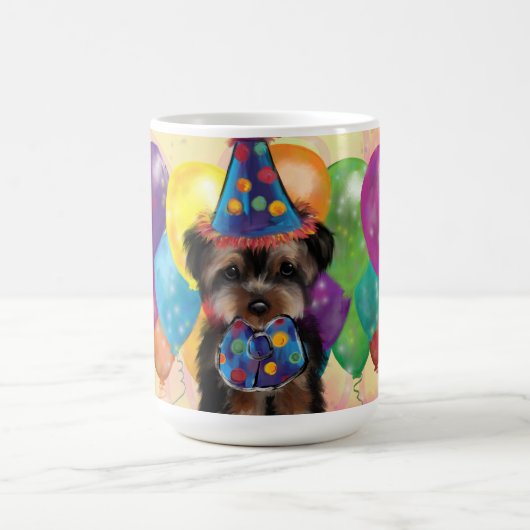 ヨーキーの コーヒーマグカップ (中央)