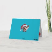 ヨーキークリスマスカード 案内状 (裏面)