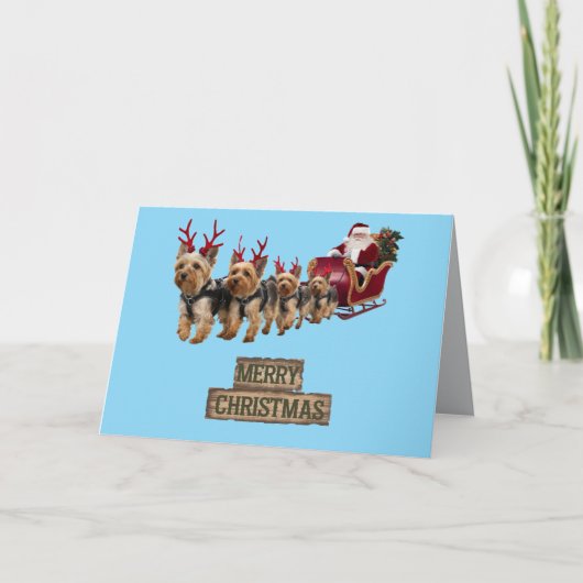 ヨーキークリスマスカード 案内状 (正面)