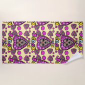 ヨーキーズ ビーチタオル (正面)