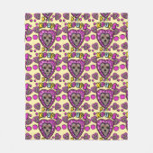 ヨーキーズ フリースブランケット (正面)