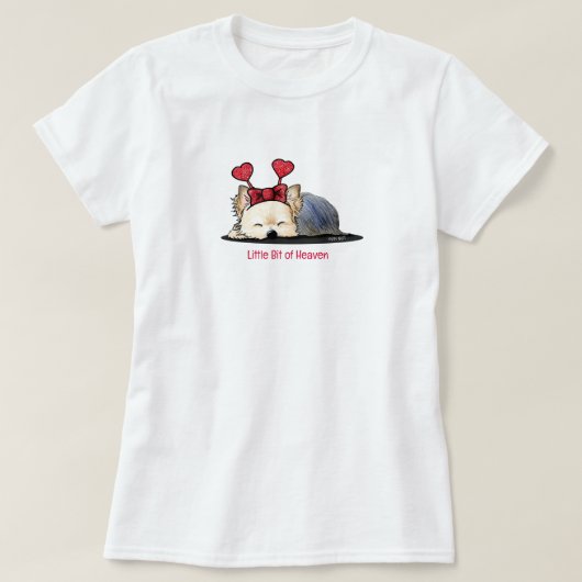 ヨーキーテリアラバーバグTシャツ Tシャツ (デザイン正面)