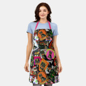 ヨーキープー エプロン (着用した状態)