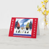 ヨーキープー カード (黄色い花)