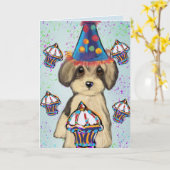 ヨーキープー カード (黄色い花)