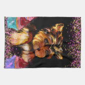 ヨーキープー キッチンタオル (横)