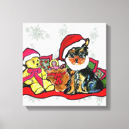 ヨーキープー キャンバスプリント (正面)