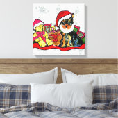 ヨーキープー キャンバスプリント (インサイチュ (寝室))