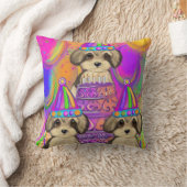 ヨーキープー クッション (ブランケット)