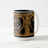 ヨーキープー ツートーンマグカップ (正面右)